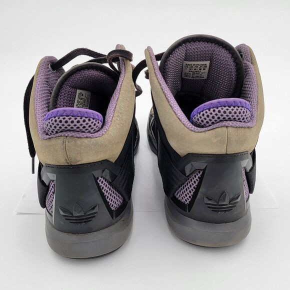 Adidas C10 C77116 Gray & Purple Basketball Shoes Sneakers Mens Size 11 main image 4